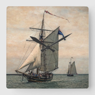 Tall Ships Festival, digitaal gewijzigd Vierkante Klok