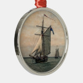 Tall Ships Festival Metalen Ornament (Rechts)