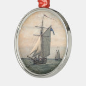 Tall Ships Festival Metalen Ornament (Links)