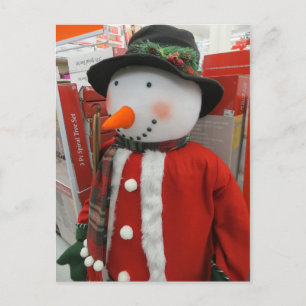 Tall Snowman Briefkaart