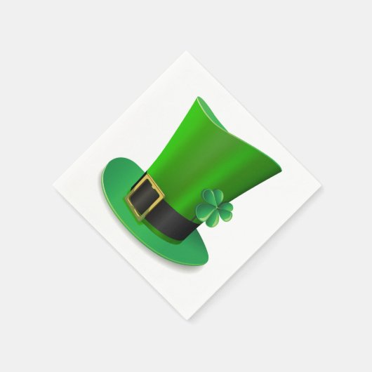 Tall St Patricks Day Pet papieren servetten (Hoek)