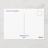 Tall Trees in CO Mountains Carte postale (Dos)