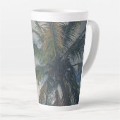 Tall Vacation Palm Mug Latte Mok (Rechterhoek)