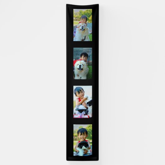Tall Verticale foto collage Mosaic Wall Art Banner (Verticaal)