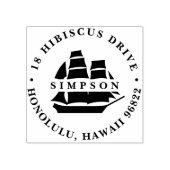 Tall-verzendadres Rubberstempel (Afrduk)