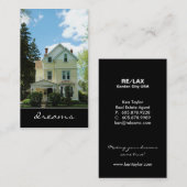 Tall Yellow Real Estate House Visitekaartje (Voorkant / Achterkant)