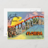 Tallahassee Florida Briefkaart (Voorkant / Achterkant)