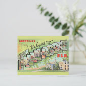 Tallahassee Florida Groet Briefkaart (Staand voorkant)