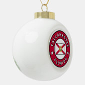 Tallahassee Florida Keramische Bal Ornament (Links)