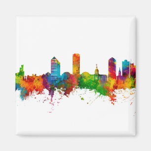Tallahassee Florida Skyline Magneet