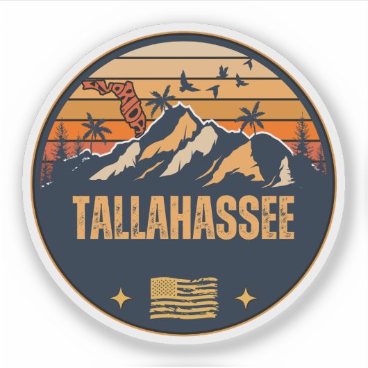 Tallahassee, Florida Sticker (Voorkant)