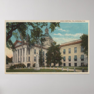 Tallahassee, Florida - Uitzicht van buitenaf Poster