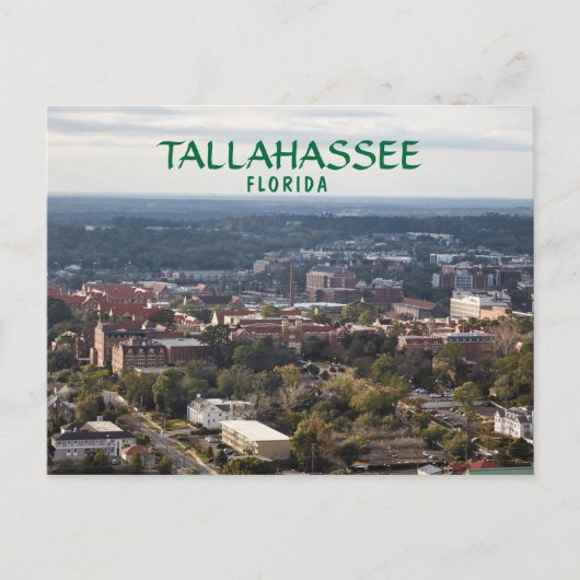 Tallahassee, Florida, uitzicht van de stad Briefkaart (Voorkant)
