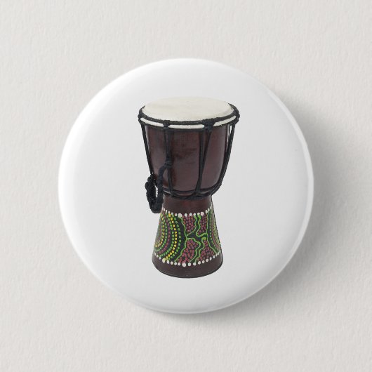 TallDjembeDrum070111 Ronde Button 5,7 Cm (Voorkant)
