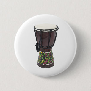 TallDjembeDrum070111 Ronde Button 5,7 Cm