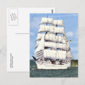 Tallend schip, vierkante stijfheid, briefkaart (Voorkant / Achterkant)