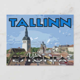 Tallin, bezoek Estland Briefkaart