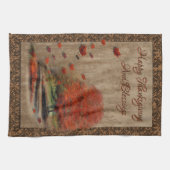 Talling Feuille Paysage Serviette de cuisine (Horizontal)