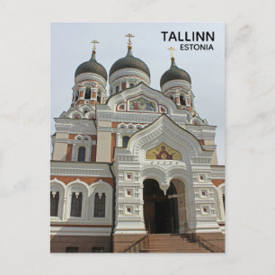 Tallinn Alexander Nevsky-kathedraal ansichtkaart! Briefkaart