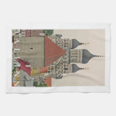 Tallinn Alexander Nevsky Kathedraal uitzicht theed Theedoek (Horizontaal)