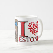 Tallinn, bezoek Estland I Love Koffiemok (Voorkant rechts)