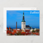 Tallinn, Estland Briefkaart (Voorkant / Achterkant)