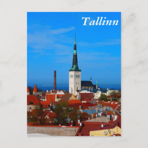 Tallinn, Estland Briefkaart