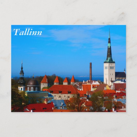 Tallinn, Estland Briefkaart (Voorkant)