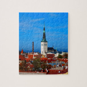Tallinn, Estland Legpuzzel