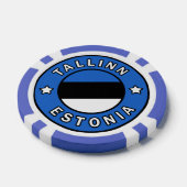 Tallinn Estland Pokerchips (Enkel)