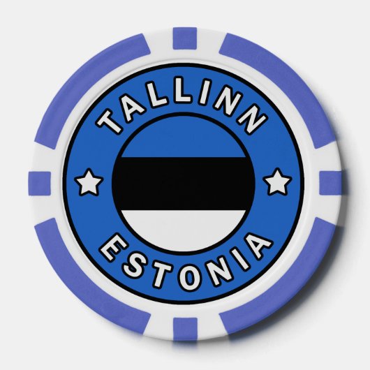 Tallinn Estland Pokerchips (Voorkant)