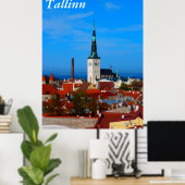Tallinn, Estland Poster (Thuiskantoor)