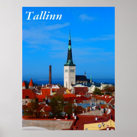 Tallinn, Estland Poster (Voorkant)