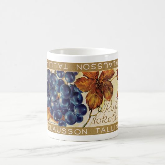 Tallinn, Estland Raisin Chocolate Bar Wrapper Mok (Center)