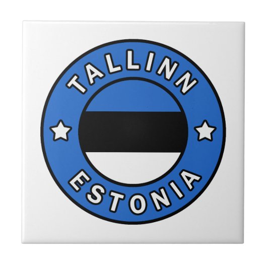 Tallinn Estland Tegeltje (Voorkant)