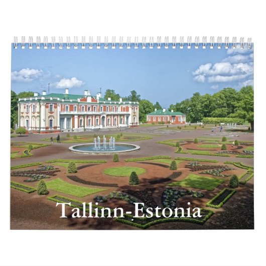 Tallinn-Estonia Calendar Kalender (Hoes)