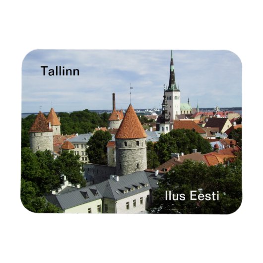 Tallinn Magnet - Oude Stad Magneet (Horizontaal)