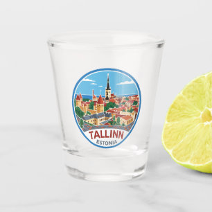 Tallinn Oude Stad Estland Shot Glas