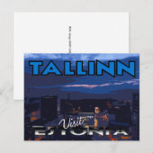 Tallinn, Visit Estonie carte postale (Devant / Derrière)
