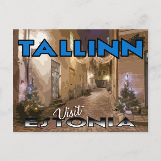 Tallinn, visite Estonie carte postale (Devant)