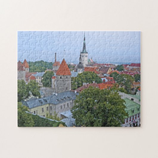 Tallintorens uitzicht puzzel (Horizontaal)