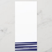 Tallit Bar Mitzvah Programma (Achterkant)