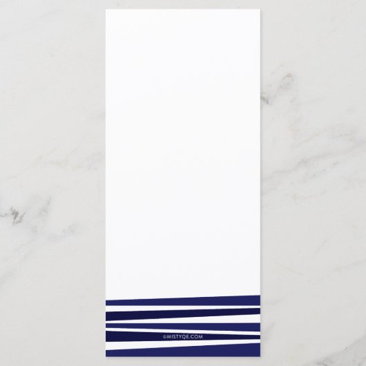 Tallit Bar Mitzvah Programma (Achterkant)