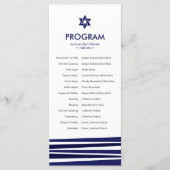 Tallit Bar Mitzvah Programma (Voorkant)