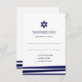 Tallit Bar Mitzvah RSVP (Voorkant / Achterkant)