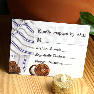 Tallit Bar Mitzvah RSVP-kaart Advieskaart