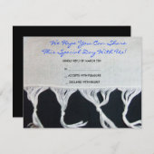 Tallit Tallis Bar bat Mitzvah Uitnodiging Inv Antw (Voorkant / Achterkant)