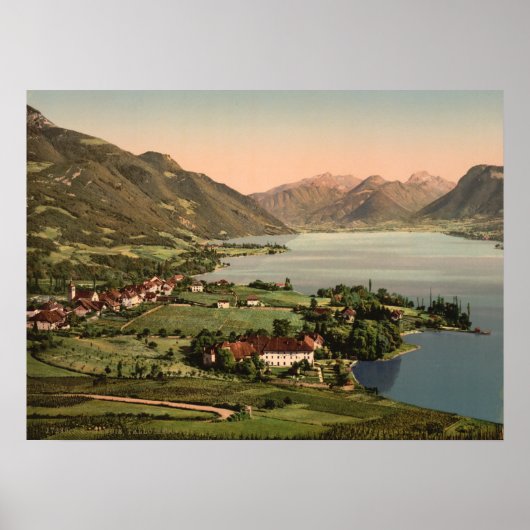 Talloires, Annecy, Frankrijk Poster (Voorkant)