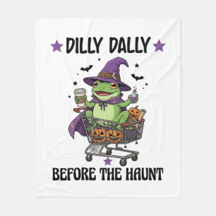 Talloze Voor Haunt Frog Halloween Winkel C Fleece Deken