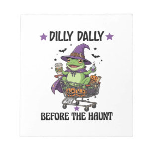 Talloze Voor Haunt Frog Halloween Winkel C Notitieblok